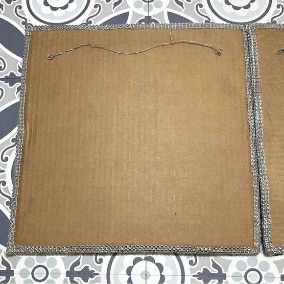 Luxury Designer Inspired Handmade
Hanging Mirror, Silver Glass, Wall Decor - Picture 6 of 11